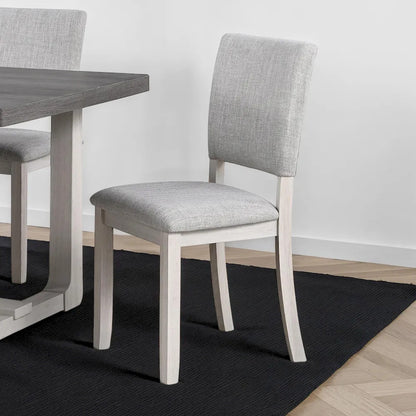 Furniture of America - Sauro - Side Chair (Set of 4), Natural - Gray - SL3405GY-SC-4PK view 1