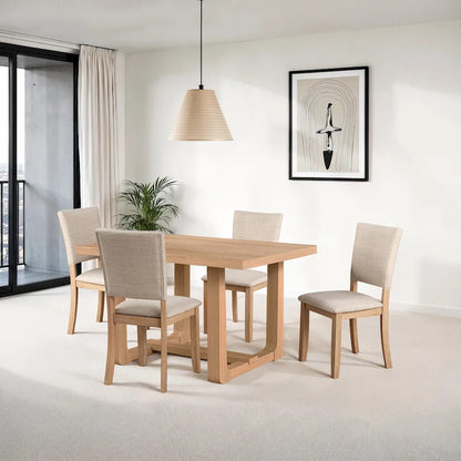 Furniture of America - Sauro - Side Chair (Set of 4), Natural - Natural - SL3405NT-SC-4PK view 2