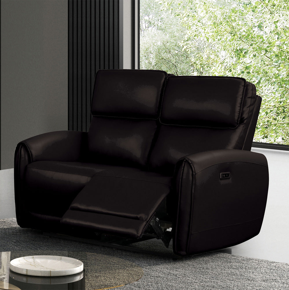 Furniture of America - Schlieren Power Loveseat in Black - FM6012BK-LV-PM View 1