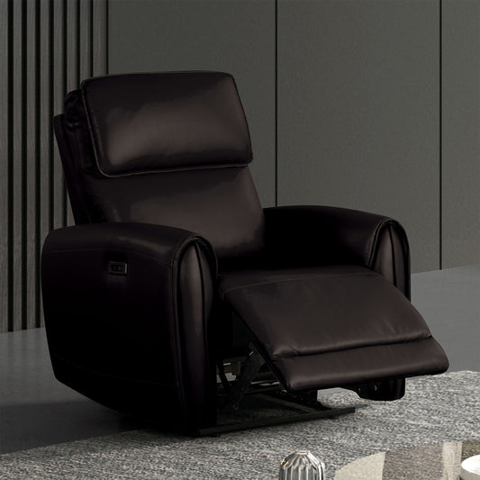 Furniture of America - Schlieren Power Recliner in Black - FM6012BK-CH-PM View 1