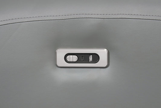 Furniture of America - Schlieren Power Sofa + Loveseat in Gray - FM6012GY-PM-2PC View 2