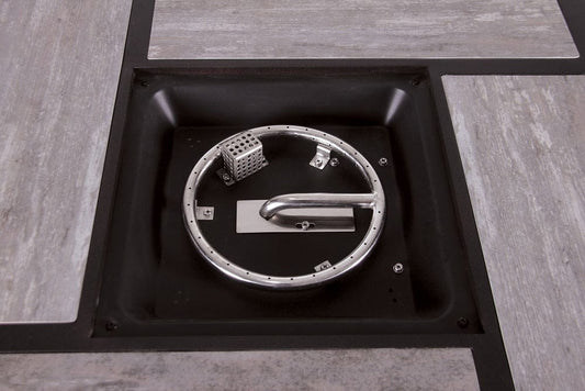 Furniture of America - Segovia Fire Pit Table in Black/Gray - GM-2013 View 2