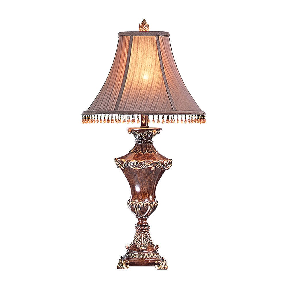 Furniture of America - Selma Table Lamp Set of 2 in Beige/Gold - L94171T-2PK View 1