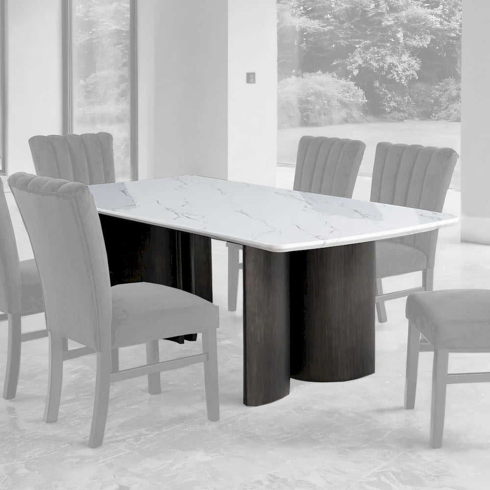 Furniture of America - Selsey - Dining Table (White Stone Top) - FM34007WH-T view 1