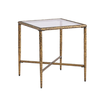 Furniture of America - Selva - Side Table - Matte Gold - FM-AC8037GD-ST view 1