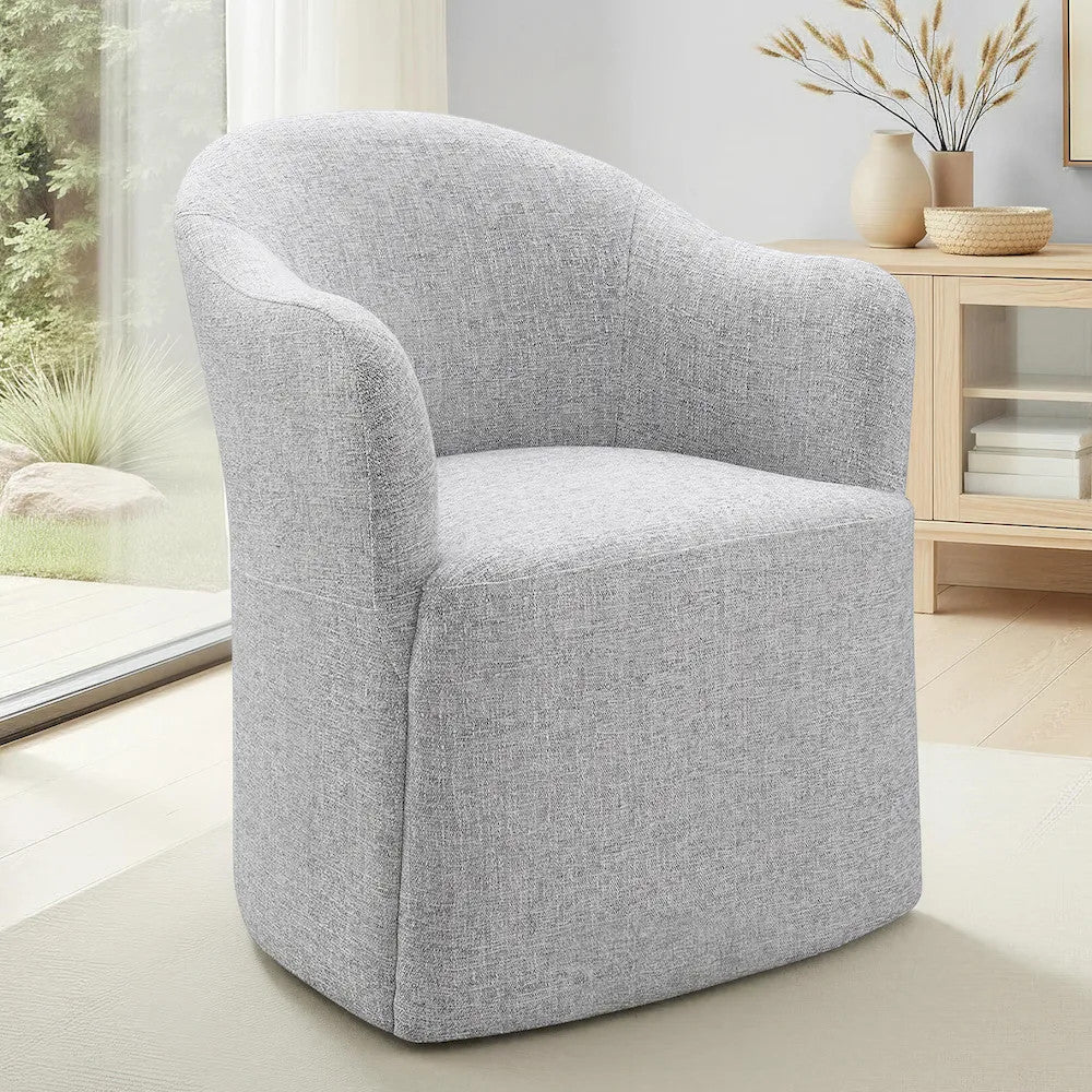 Furniture of America - Sema - Dining Arm Chair (1/CTN) - Feather Gray - FM3004LG-AC view 1