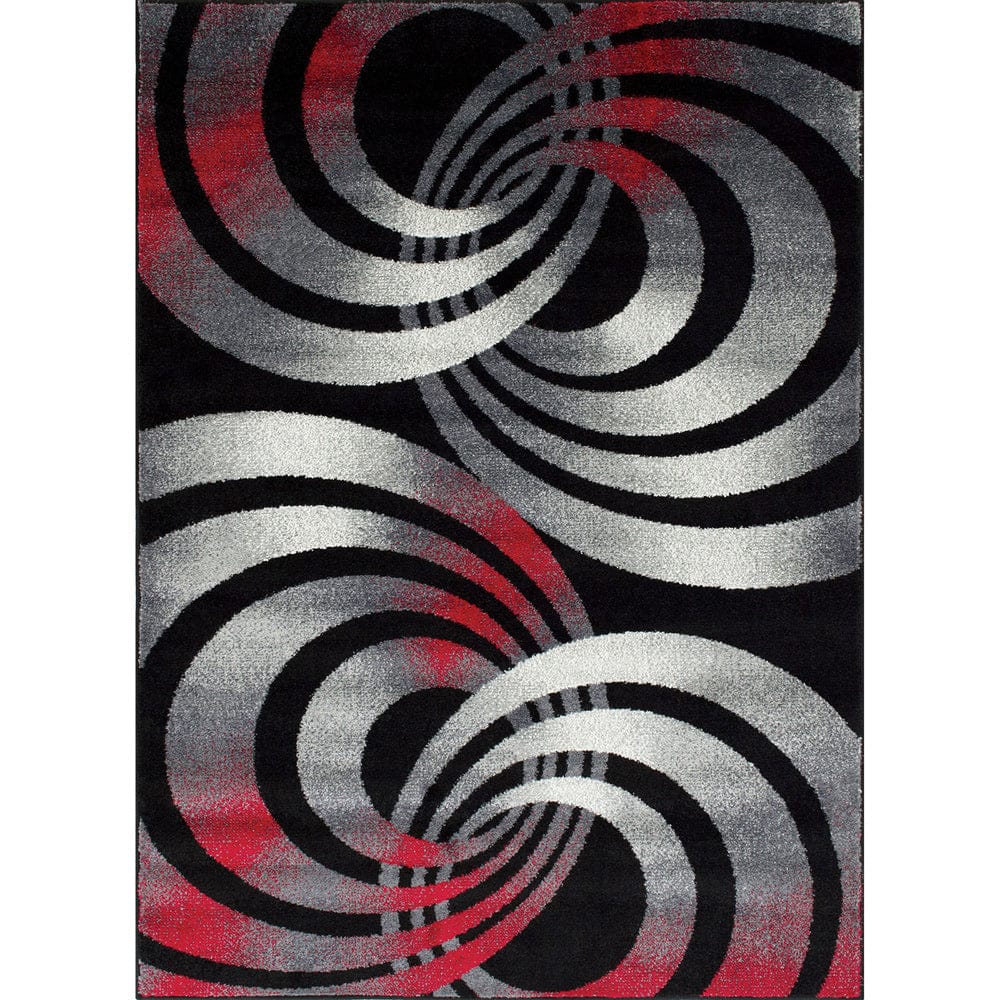 Furniture of America - Serang 5' X 7' Area Rug in Gray/Red - RG5205 View 1