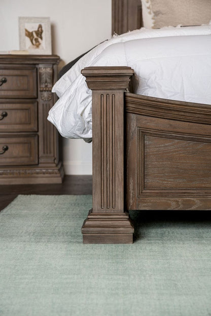 Furniture of America - Sevenoaks Queen Bed in Weathered Oak - FM7418AK-Q-BED View 2