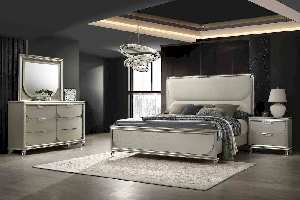 Furniture of America - Sheridan - 3 Pc. Queen Bedroom Set - FM72080SV-Q-4PC view 1