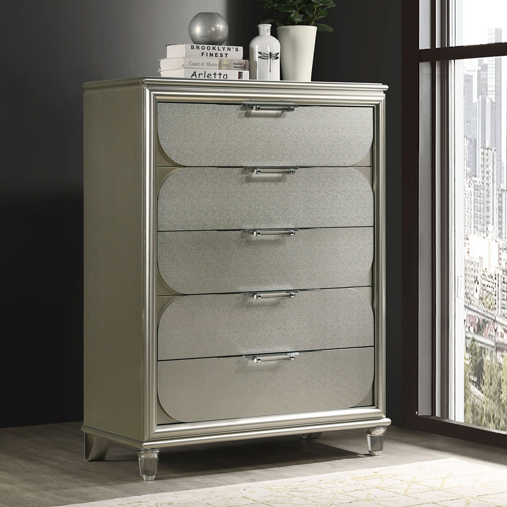 Furniture of America - Sheridan Chest in Silver - FM72080SV-C View 1