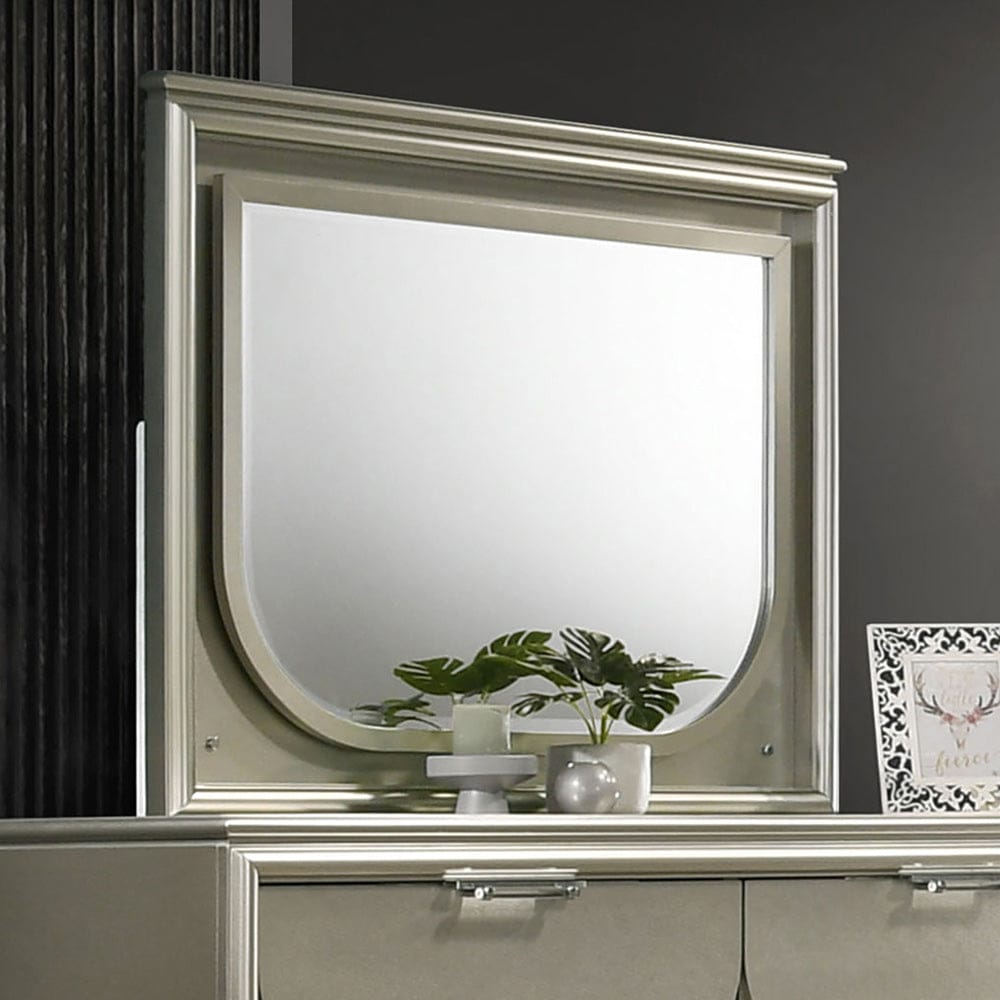 Furniture of America - Sheridan Mirror w/ LED in Silver - FM72080SV-M View 1