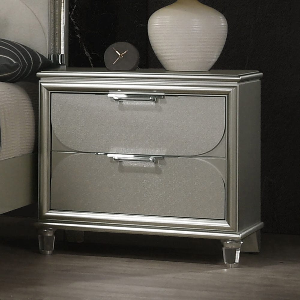 Furniture of America - Sheridan Nightstand in Silver - FM72080SV-N View 1