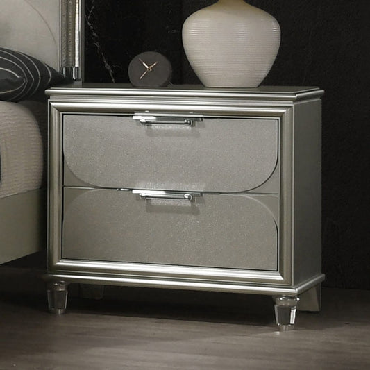 Furniture of America - Sheridan Nightstand in Silver - FM72080SV-N View 1