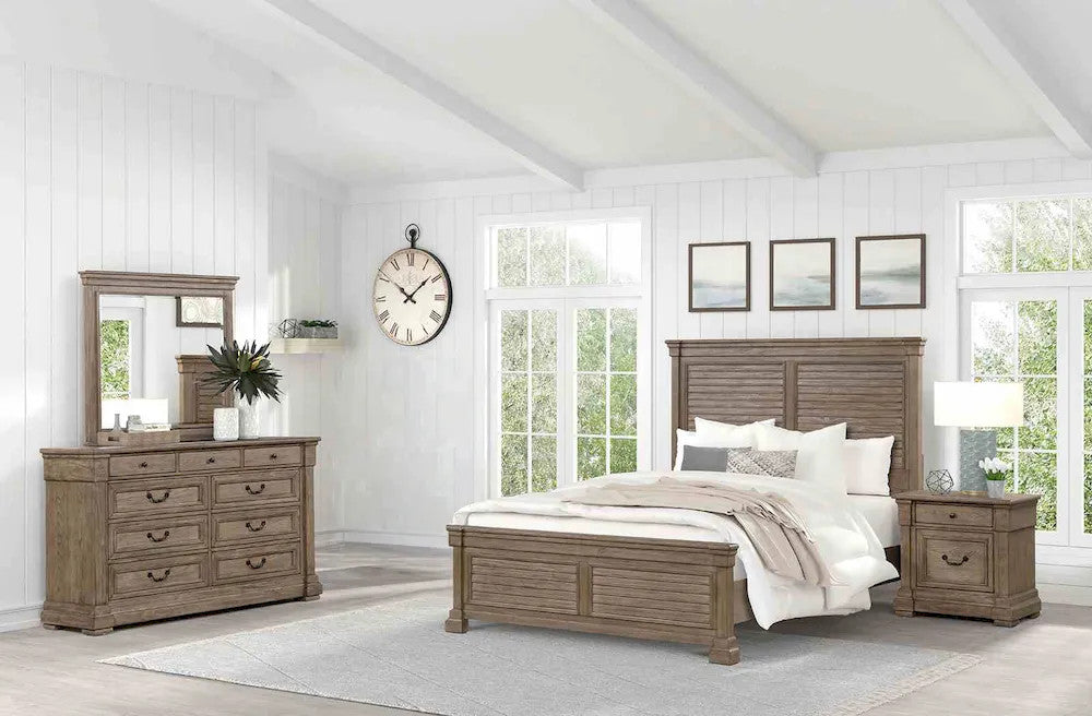 Furniture of America - Sheringham - 3 Pc. Queen Bedroom Set - FM7701BR-Q-4PC view 1