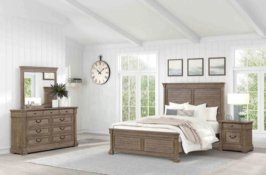 Furniture of America - Sheringham - 3 Pc. Queen Bedroom Set - FM7701BR-Q-4PC view 1