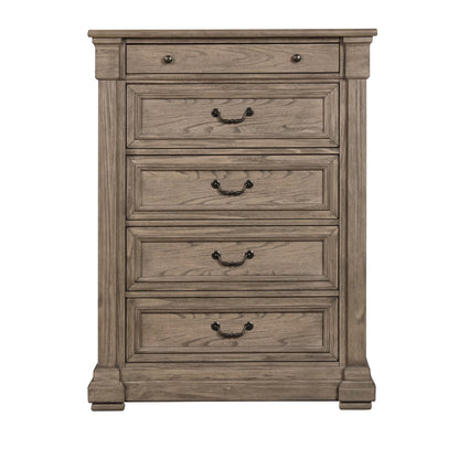 Furniture of America - Sheringham Chest in Weathered Gray - FM7701BR-C View 3