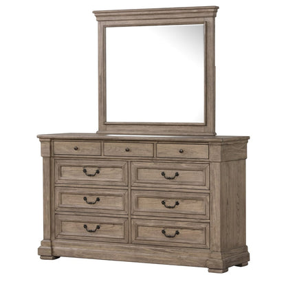 Furniture of America - Sheringham Dresser in Weathered Gray - FM7701BR-D View 2