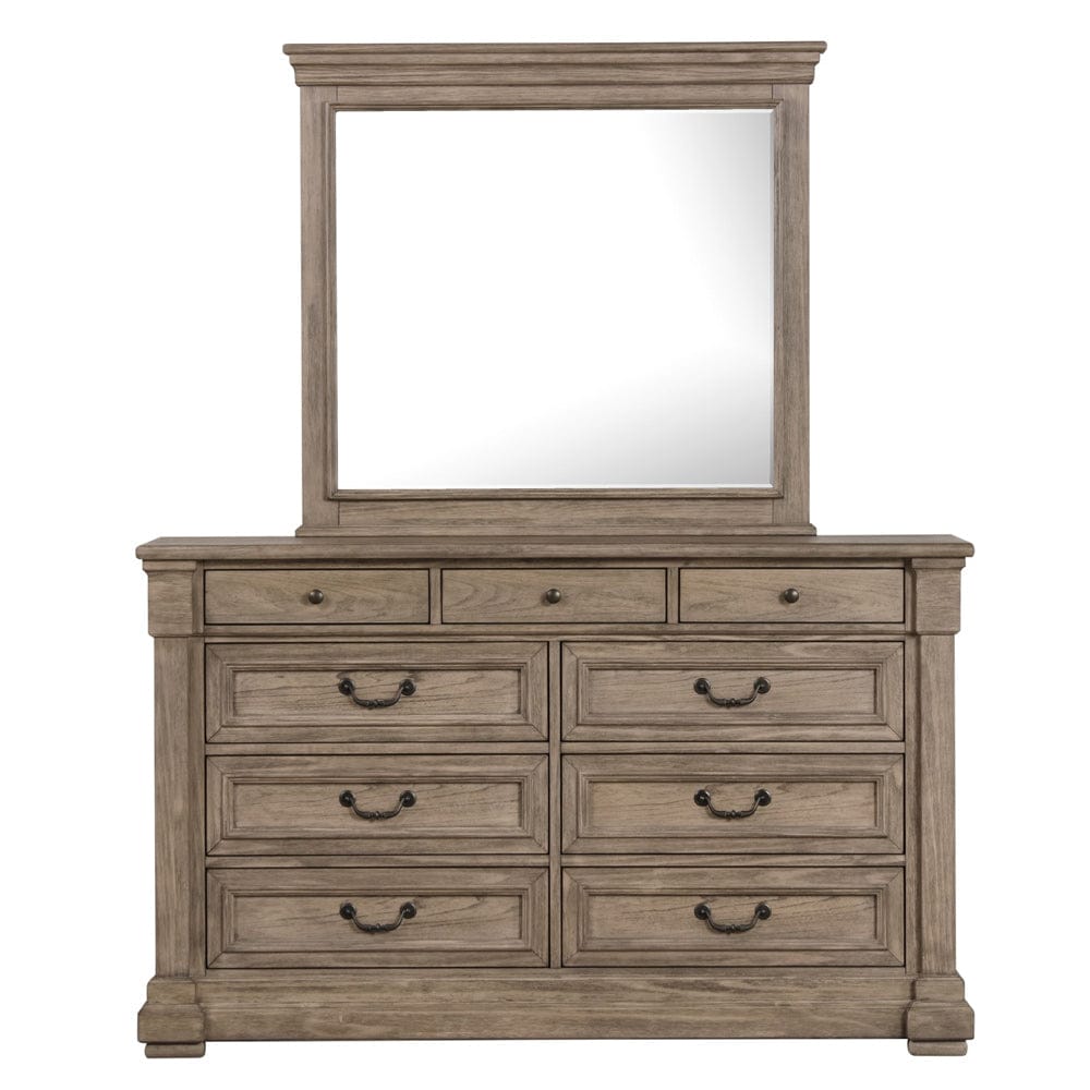 Furniture of America - Sheringham Dresser in Weathered Gray - FM7701BR-D View 3