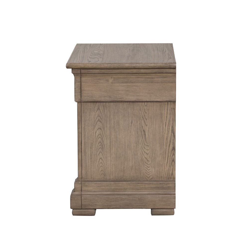 Furniture of America - Sheringham Nightstand in Weathered Gray - FM7701BR-N View 4