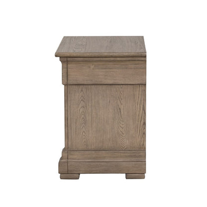 Furniture of America - Sheringham Nightstand in Weathered Gray - FM7701BR-N View 4