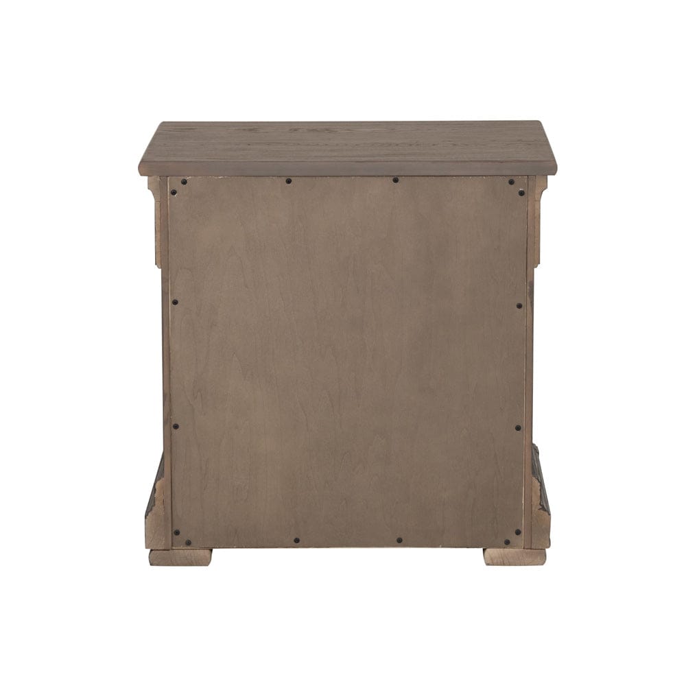 Furniture of America - Sheringham Nightstand in Weathered Gray - FM7701BR-N View 5