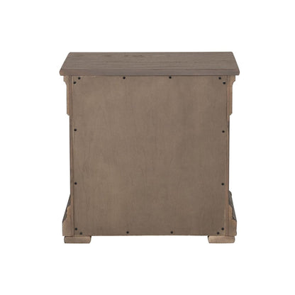 Furniture of America - Sheringham Nightstand in Weathered Gray - FM7701BR-N View 5