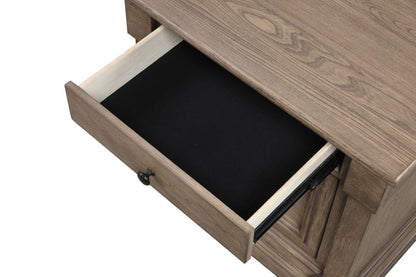 Furniture of America - Sheringham Nightstand in Weathered Gray - FM7701BR-N View 6