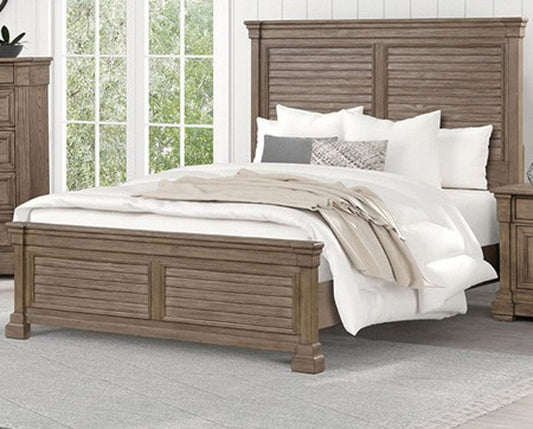 Furniture of America - Sheringham Queen Bed in Weathered Gray - FM7701BR-Q-BED View 1