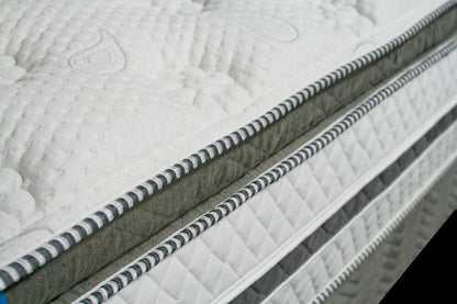 Furniture of America - Siddalee 16" Euro Pillow Top Mattress, Queen in White/Gray - DM339Q-M View 3