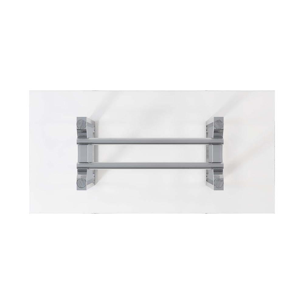 Furniture of America - Silvestri Dining Table in Chrome - FM37000SV-T-TABLE View 3