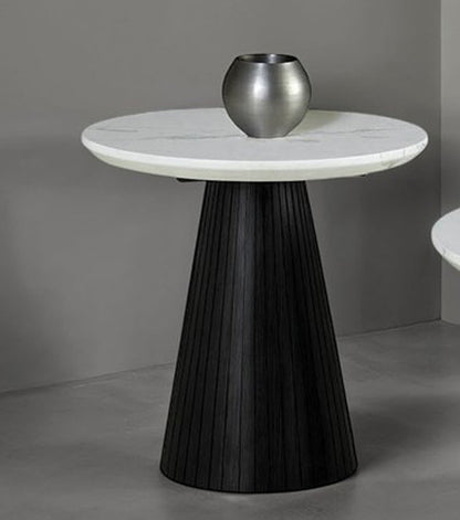 Furniture of America - Sindal Round End Table in Black - FM44004BK-ER-TABLE View 1