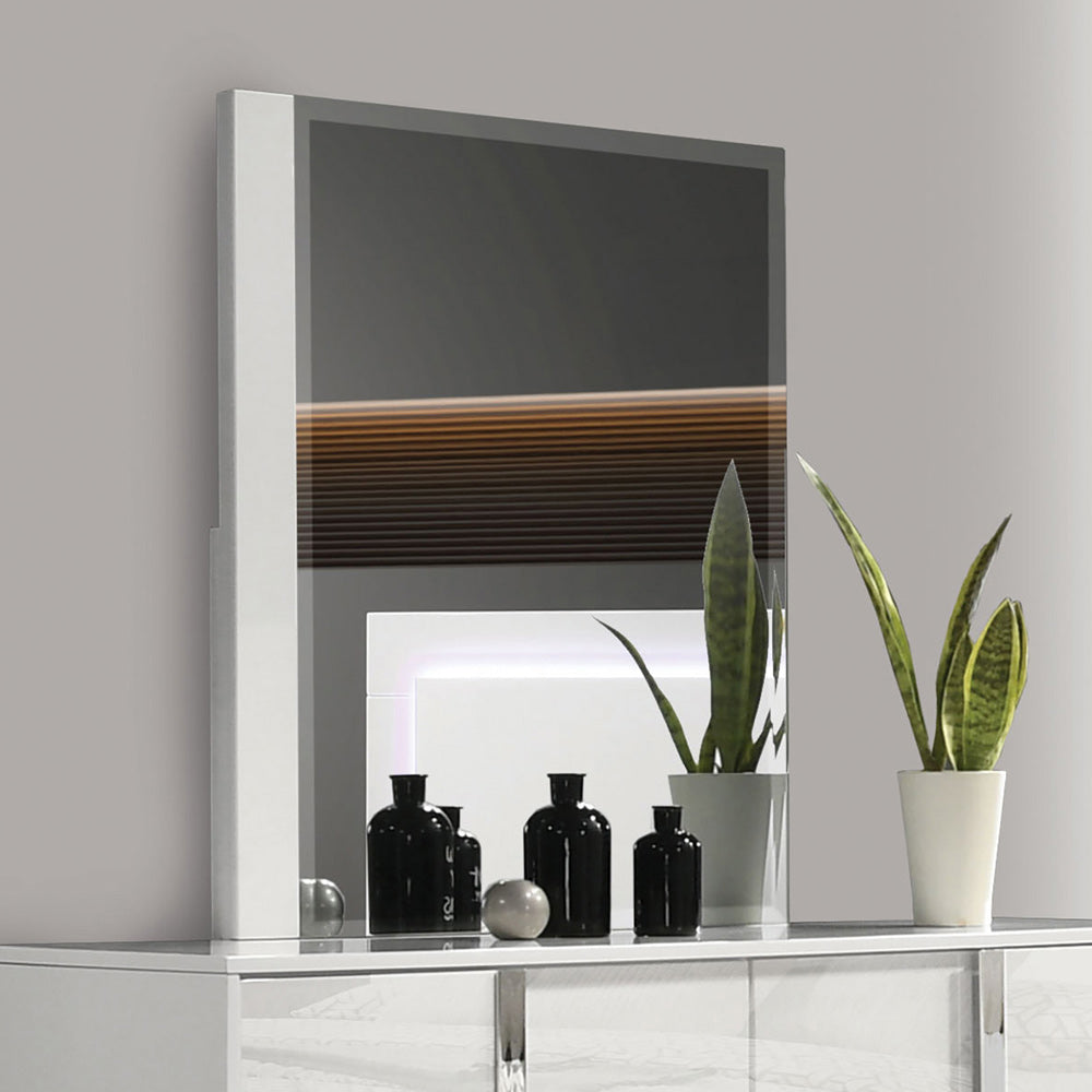 Furniture of America - Sinistra Mirror in White - FM7211WH-M View 1