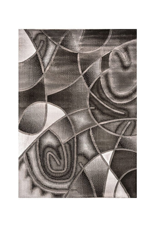 Furniture of America - Sivas 5' X 8' Area Rug in Gray/Black - RG5186S View 1