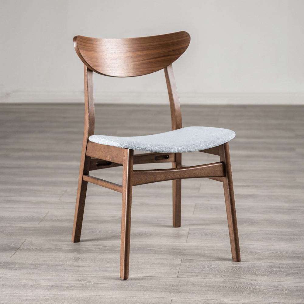 Furniture of America - Skien Side Chair Set of 2 in Walnut/Light Gray - FM3210WN-SC-2PK View 1