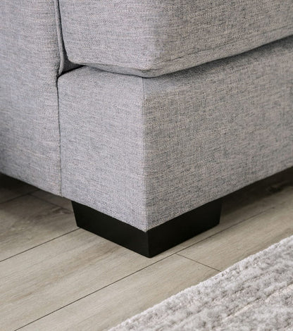 Furniture of America - Skyline Sofa + Loveseat in Light Gray/Brown - SM1211-2PC View 6