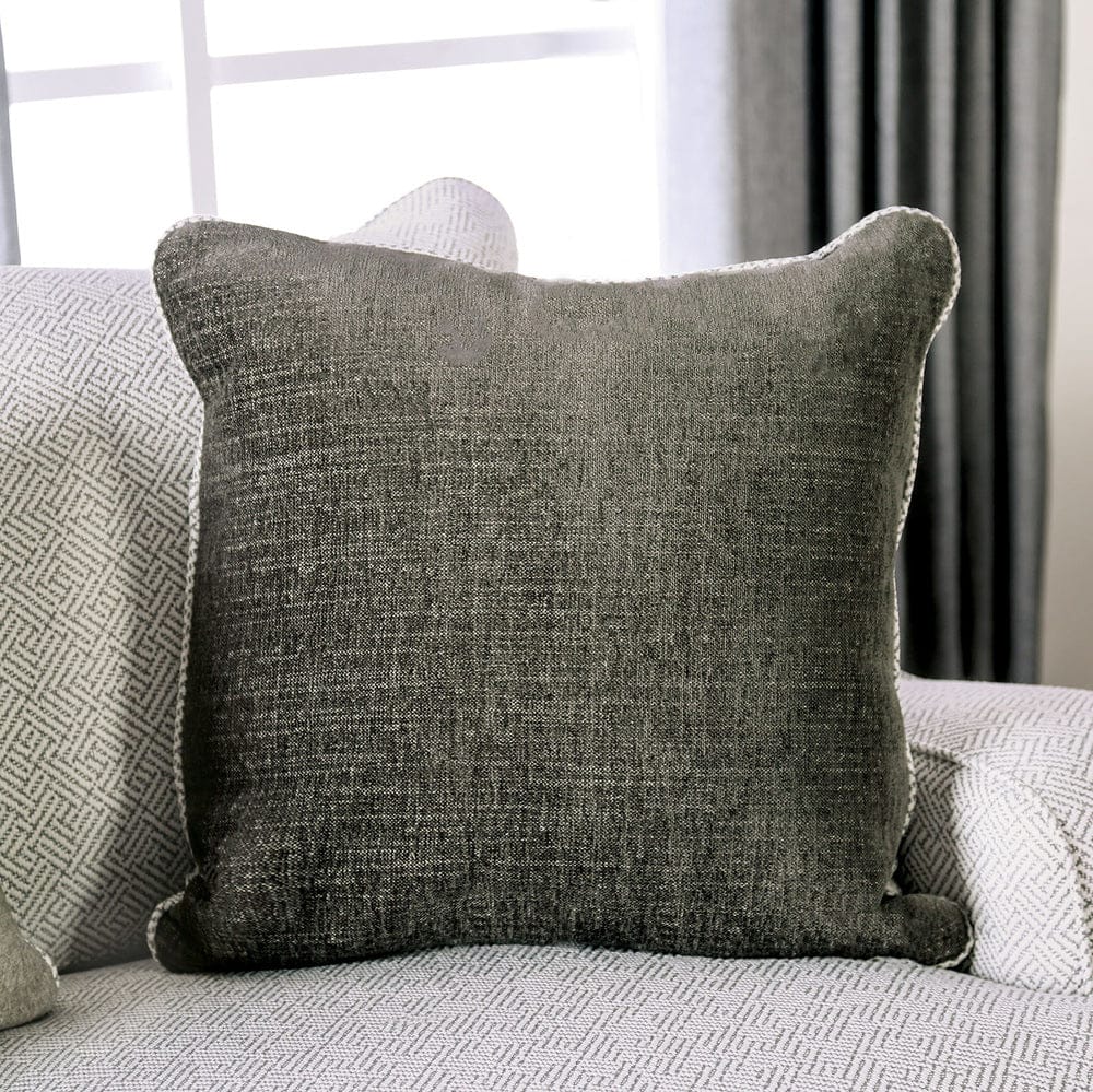 Furniture of America - Skyline Sofa + Loveseat in Pewter/Gray - SM1212-2PC View 2