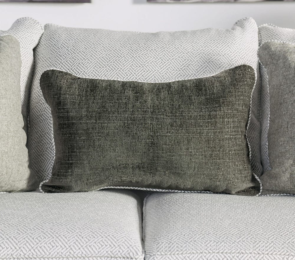 Furniture of America - Skyline Sofa + Loveseat in Pewter/Gray - SM1212-2PC View 4