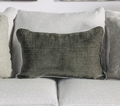 Furniture of America - Skyline Sofa + Loveseat in Pewter/Gray - SM1212-2PC View 4