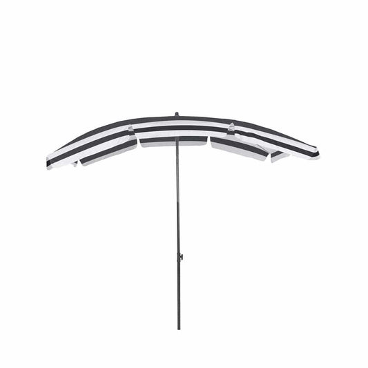 Furniture of America - Sleek Rectangular Umbrella in Black/White - GM-3001BW View 1