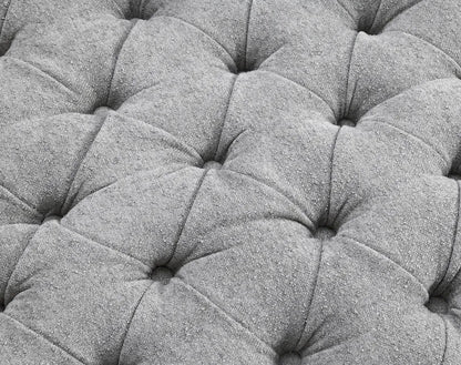 Furniture of America - Sofi - Swivel Chair, Button Tufted, Light Gray - Light Gray - FM-AC6000LG-SW view 4