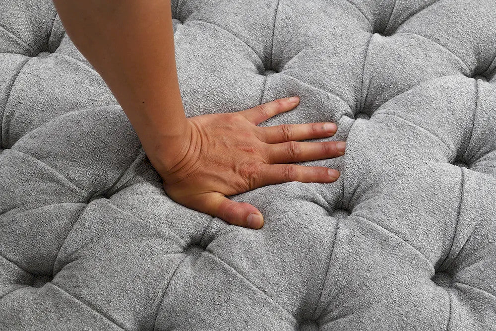 Furniture of America - Sofi - Swivel Chair, Button Tufted, Light Gray - Light Gray - FM-AC6000LG-SW view 5
