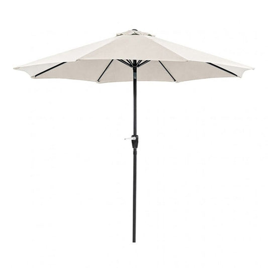 Furniture of America - Soli 9' Outdoor Umbrella w/ Auto Tilt in Beige - LA-A009SV