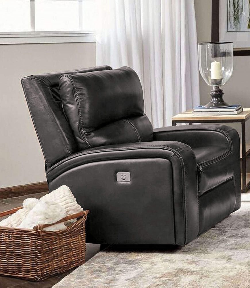 Furniture of America - Soterios Power Recliner in Charcoal - CM9924DG-CH-PM View 1