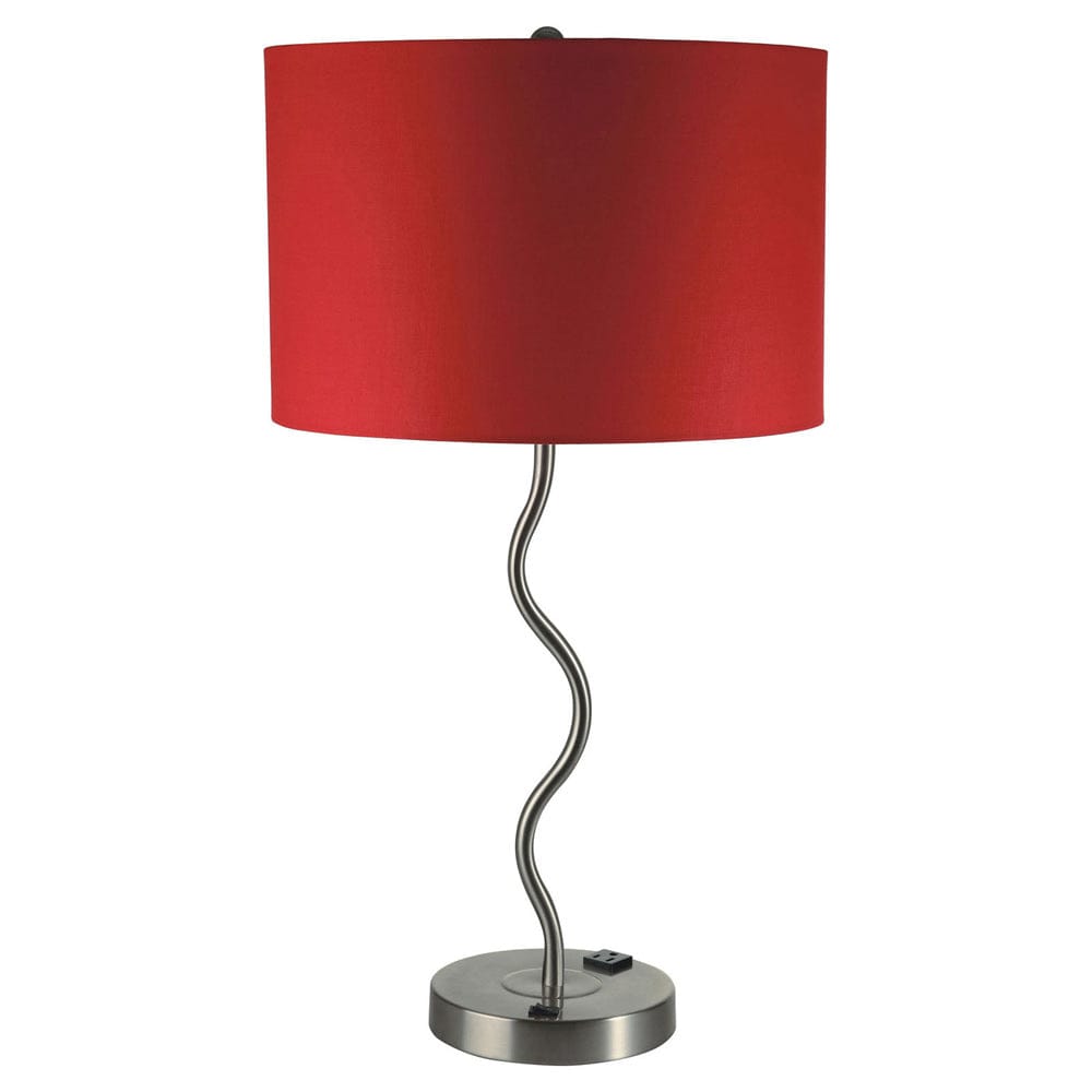 Furniture of America - Sprig Table Lamp in Red - L76224T-RD-2PK View 1