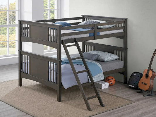 Furniture of America - Spring Creek - Full/Full Bunk Bed, Stain Gray - FM-BK602FF-GY-BED view 1