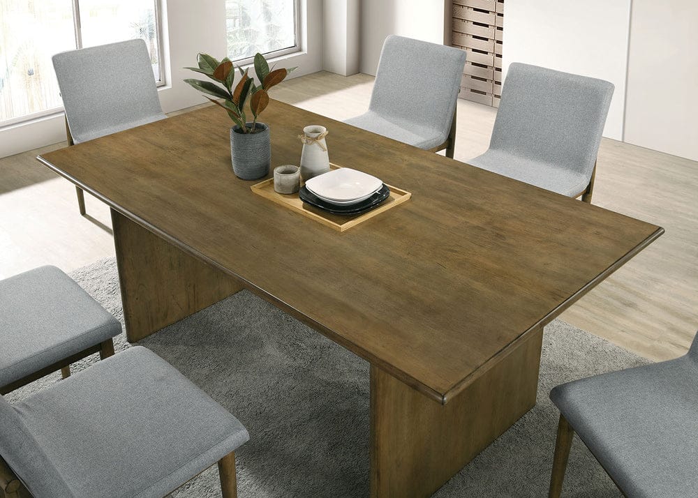 Furniture of America - St Gallen Dining Table in Natural Tone/Light Gray - CM3244NT-T View 2