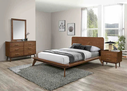 Furniture of America - Stathelle - 4 Pc. Queen Bedroom Set w/ 2NS - FM7222WN-Q-5PC-2NS view 1