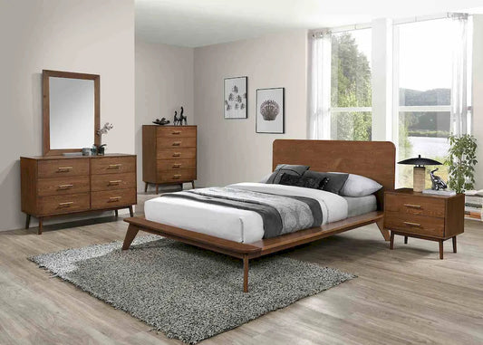 Furniture of America - Stathelle - 4 Pc. Queen Bedroom Set w/ Chest - FM7222WN-Q-5PC-CHEST view 1