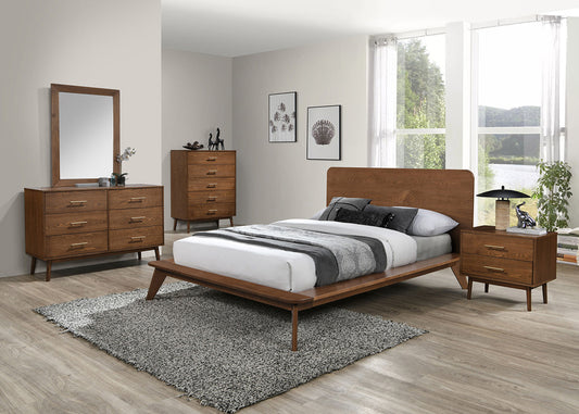 Furniture of America - Stathelle Full Bed in Walnut - FM7222WN-F-BED View 2