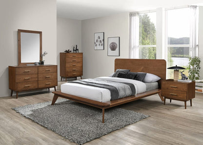 Furniture of America - Stathelle Queen Bed in Walnut - FM7222WN-Q-BED View 2